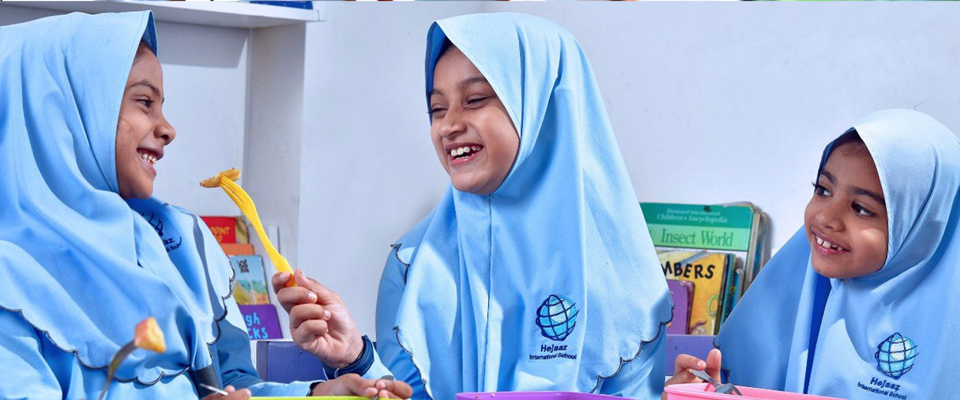 Hejaaz students learning and sharing discoveries
